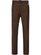 Prada Bootcut Tailored Trousers - Brown