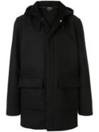 A.p.c. Oversized Hooded Coat - Black