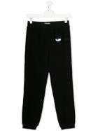 Chiara Ferragni Kids Embroidered Logo Track Pants - Black