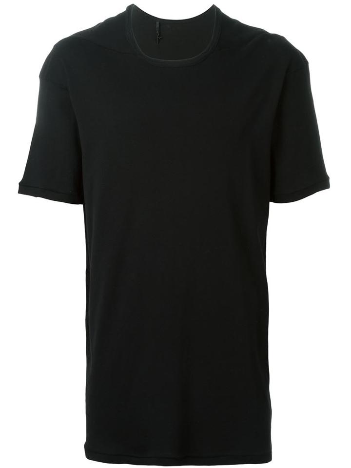 11 By Boris Bidjan Saberi Longline T-shirt, Men's, Size: M, Black, Cotton