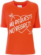 Zoe Karssen No Regrets Print T-shirt
