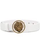 Versus Lion Embellished Belt - White