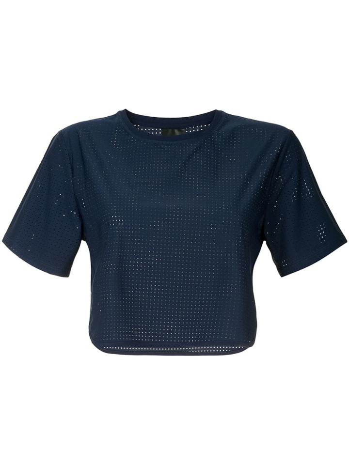 The Upside Cropped T-shirt - Blue