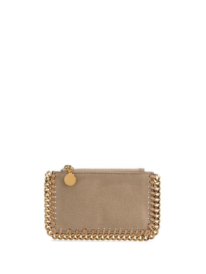 Stella Mccartney Falabella Card Case - Neutrals