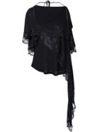 Givenchy Lace Detail Layered Blouse - Black