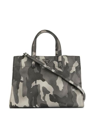 Prada Pre-owned Camouflage 2way Bag - Black