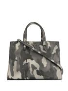 Prada Pre-owned Camouflage 2way Bag - Black