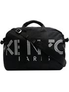Kenzo Black And White Paris Logo Tote Bag