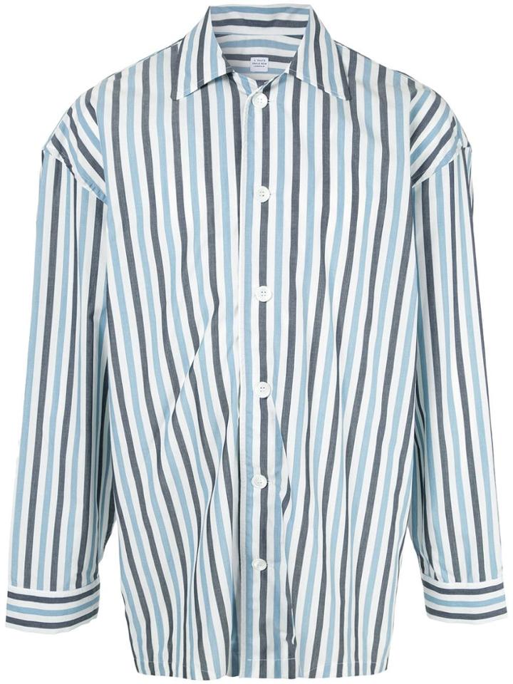 E. Tautz Striped Shirt - Blue