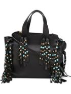 Valentino Garavani 'rockstud Rolling' Fringed Tote