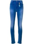Twin-set High-waist Skinny Jeans - Blue