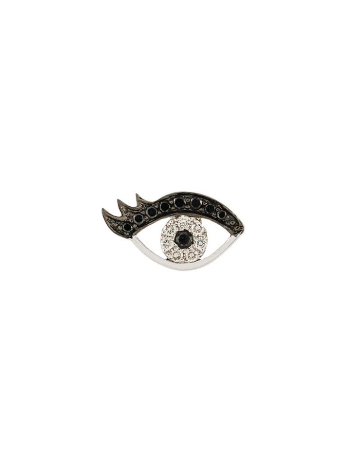 Sydney Evan 'eye' Earring - Metallic
