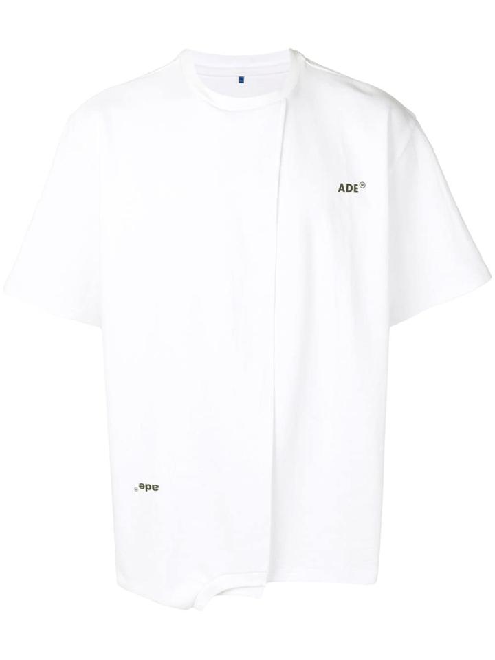 Ader Error Oversized Split T-shirt - White