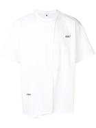 Ader Error Oversized Split T-shirt - White