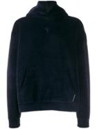 Alexander Wang Contrast Logo Hoodie - Blue