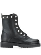 Twin-set Crystal Embellished Boots - Black
