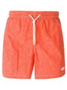 Canali Swim Shorts, Men's, Size: Xxl, Red, Nylon
