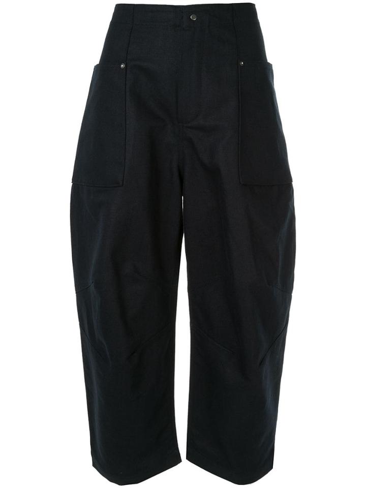 Studio Nicholson Canto Crop Pants - Blue