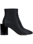 Maison Margiela Extended Heel Ankle Boots - Black