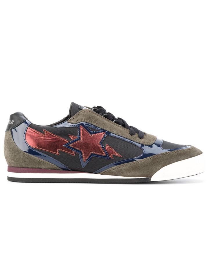 Just Cavalli Lace Up Trainers - Green