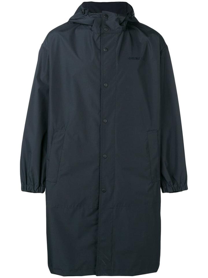 Helmut Lang Single-breasted Raincoat - Black