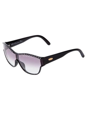 Christian Dior Vintage Glass Encrusted Sunglasses