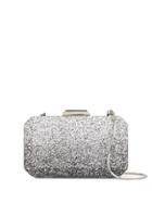 The Chic Initiative Diyala Glitter Clutch Bag - Silver