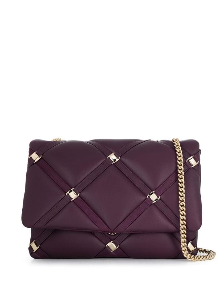 Salvatore Ferragamo Quilted Shoulder Bag - Purple