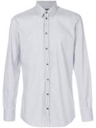 Dolce & Gabbana Striped Slim Fit Shirt - Blue