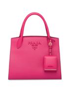 Prada Monochrome Saffiano Tote Bag - Pink