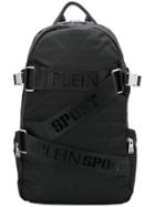Plein Sport Shoulder Straps Backpack - Black