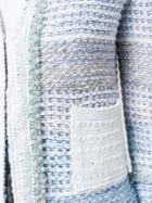 Charlott Pearl Embellished Jacket - Blue
