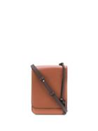Loewe Logo-embossed Lanyard Bag - Brown