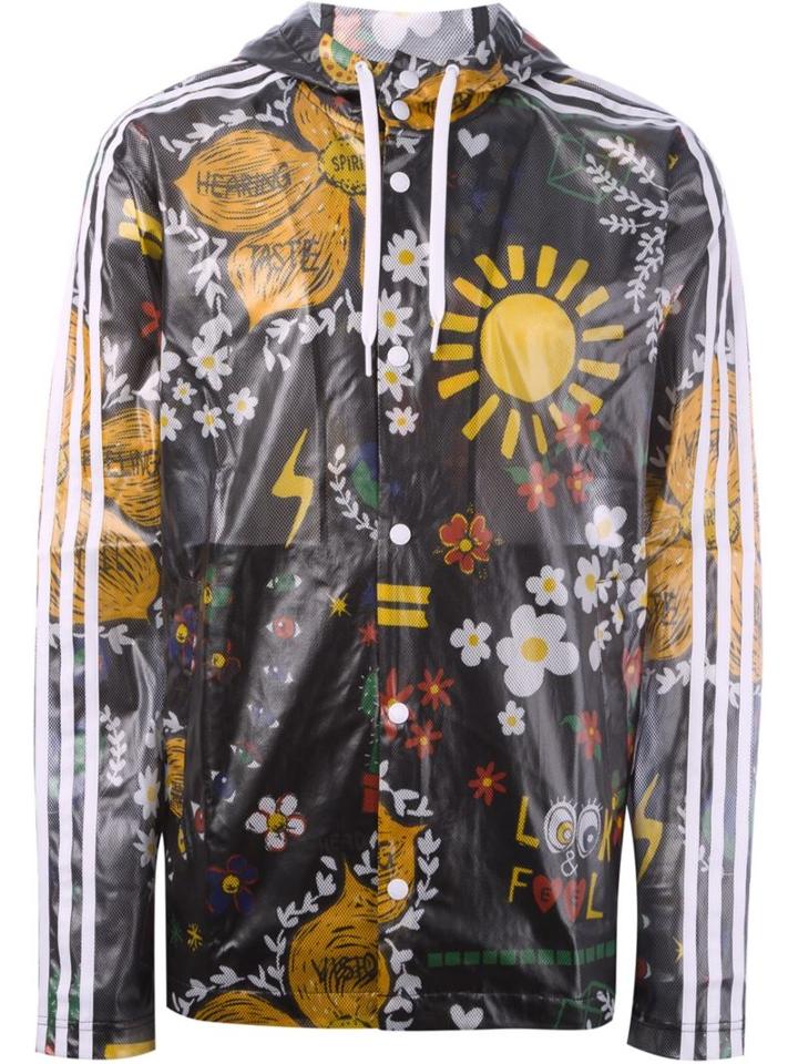 Adidas Artist Rain Jacket, Men's, Size: M, Black, Polyurethane/polyester