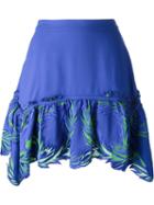 Roberto Cavalli Ruffle Hem Skirt