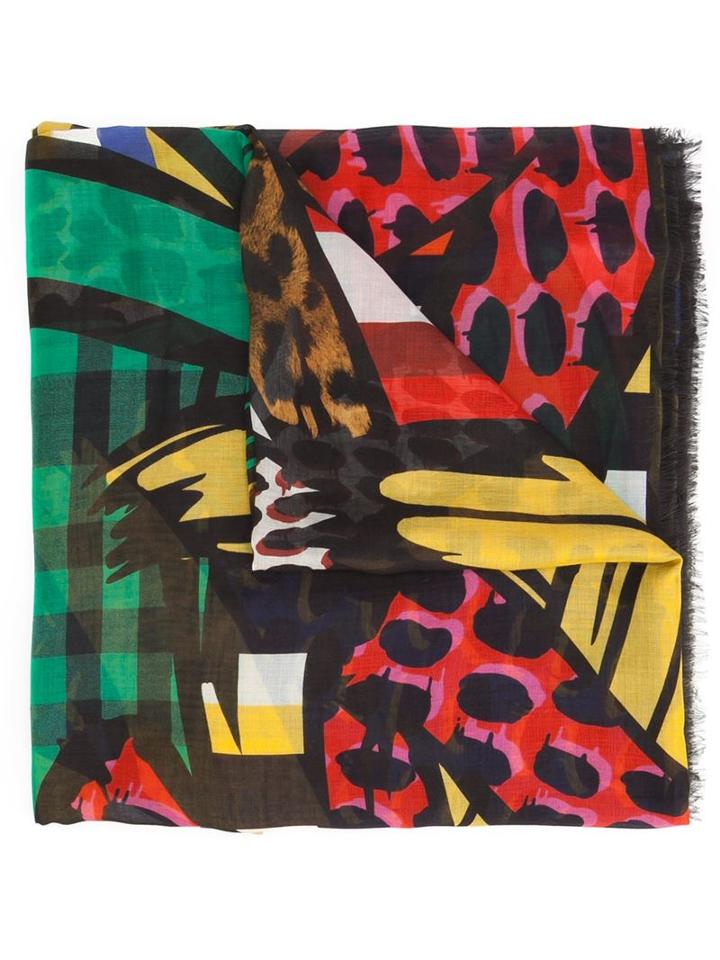 Stella Mccartney Paint Print Scarf