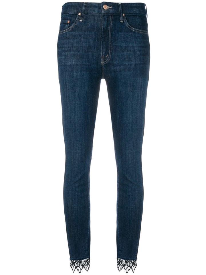 Mother Lcw Skinny Jeans - Blue