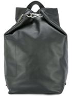Jil Sander Clip Fasten Backpack - Black