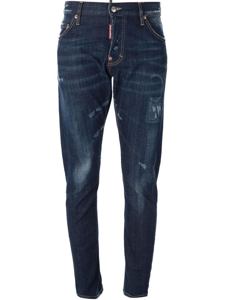 Dsquared2 Cropped Slim Fit Trousers