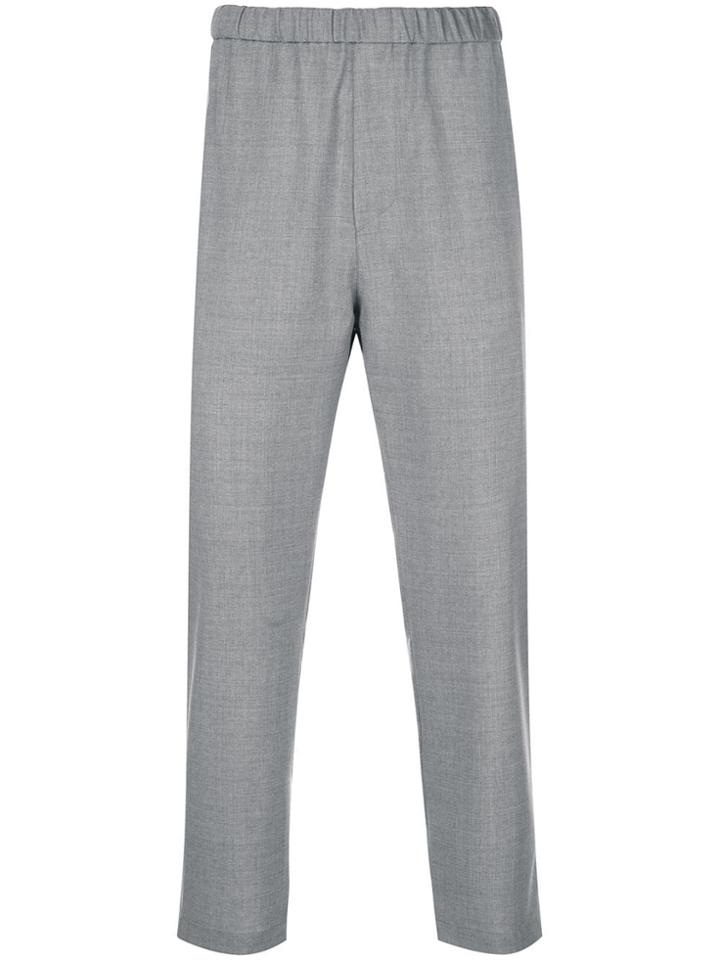Oamc Tailored Flare Trousers - Grey