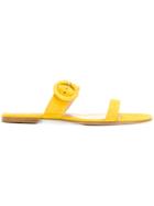 Gianvito Rossi Buckled Sandals - Yellow & Orange