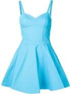 Jeremy Scott Fit And Flare Dress, Women's, Size: 42, Blue, Cotton