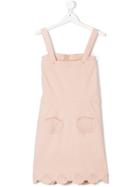 Stella Mccartney Kids Bellflower Shell Dress - Pink & Purple