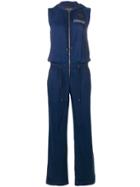 Mr & Mrs Italy Hooded Jumpsuit - Blue