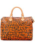 Louis Vuitton Vintage Speedy 30 Graffiti Handbag - Yellow & Orange