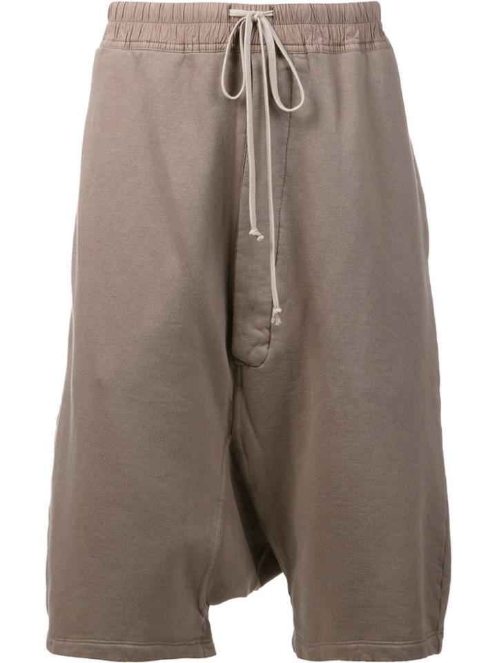 Rick Owens Drkshdw 'pod' Shorts - Brown