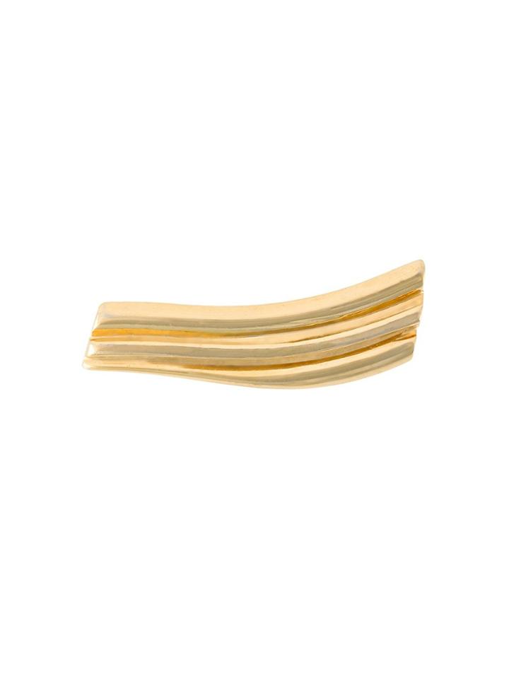 Versace Vintage Wave Brooch - Metallic