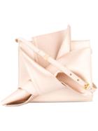 No21 Knotted Square Clutch - Pink