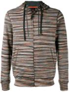 Missoni Drawstring Zip Hoodie, Men's, Size: Xl, Cotton