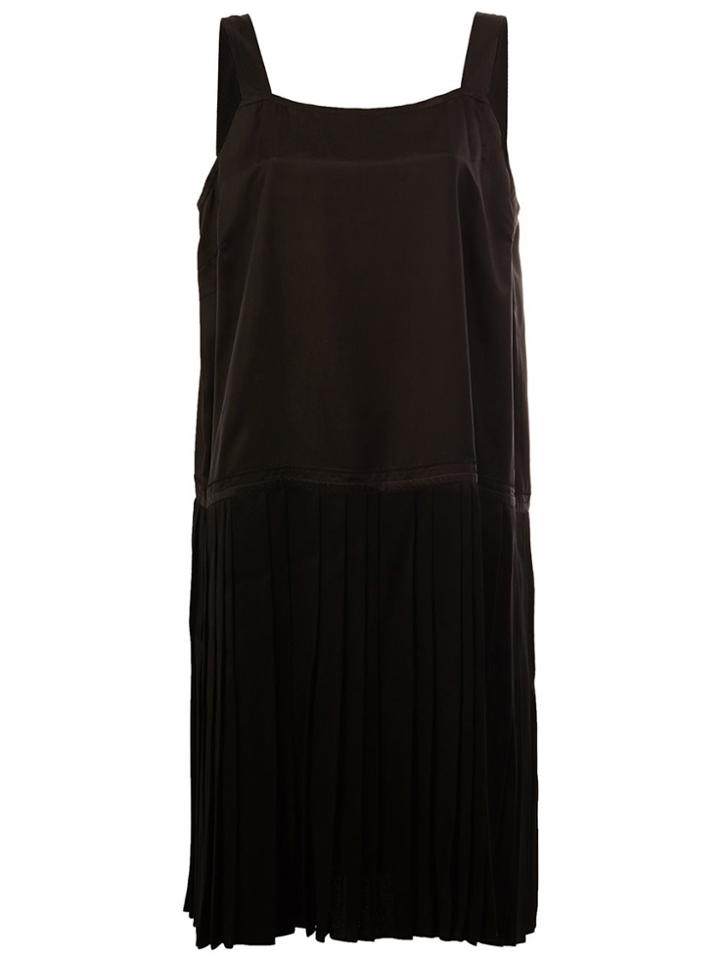 Maison Margiela Pleated Skirt Dress - Black